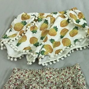 Pineapple shorts!