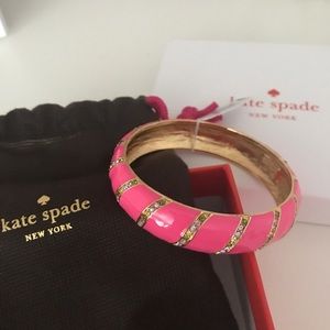 Kate Spade Pink & Gold bracelet.