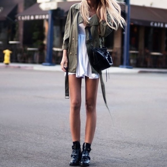 Current/Elliott Infantry Relaxed Army Jacket - Picture 3 of 6