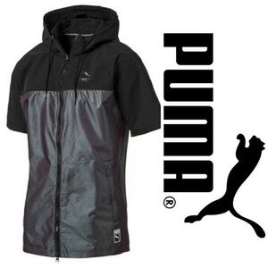 Puma Men's Colorblock Short Sleeve Jacket NWT