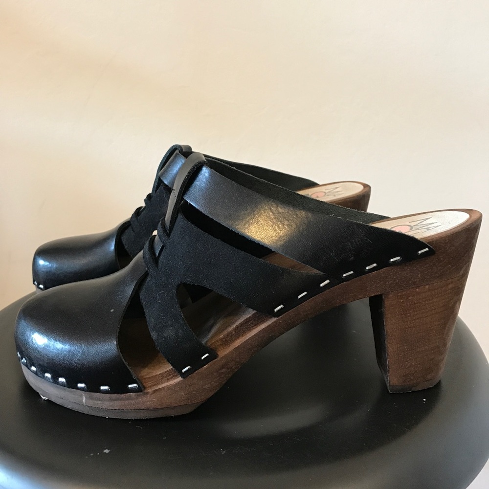 Maguba Clogs, Paris, Black, Sz 8.5-9