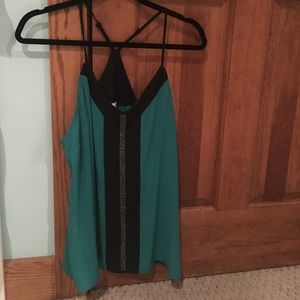 Socialite going out tank with tags