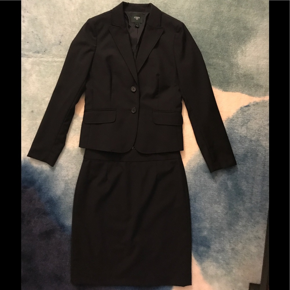 J.Crew Black Suit