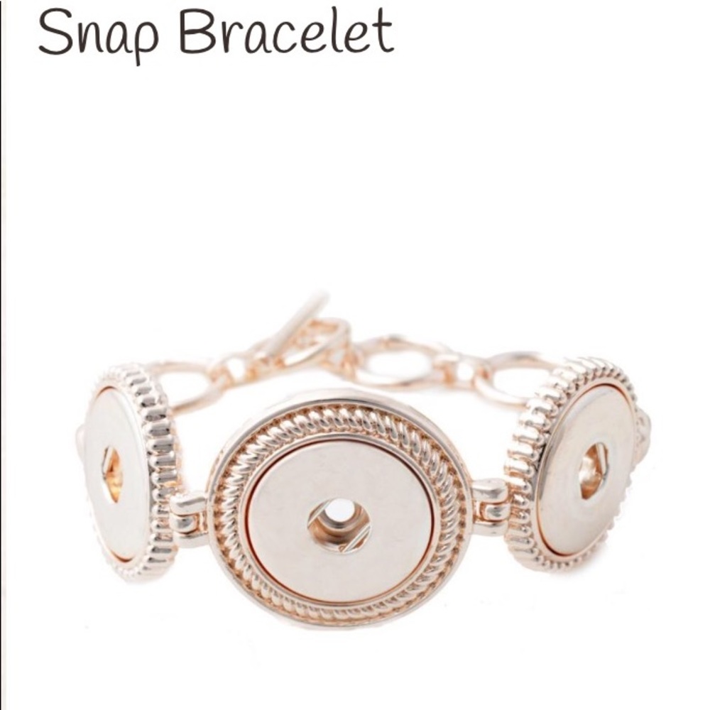 Rose Gold Snap Bracelet
