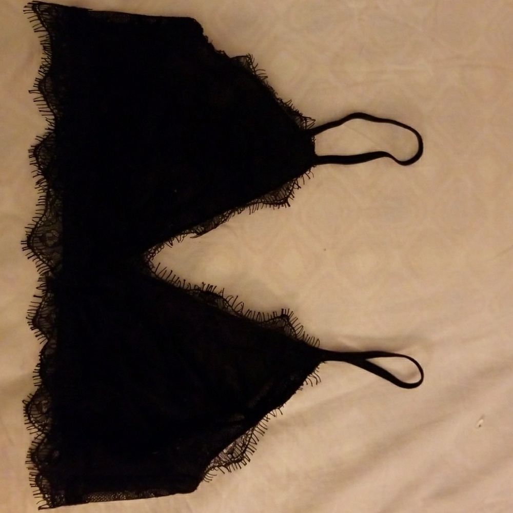 Sheer Black bralette