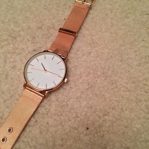 Chainmail Rose Gold Watch