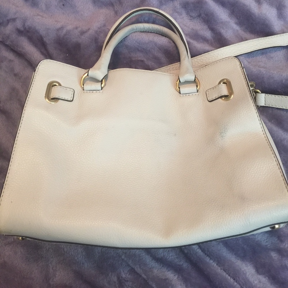 Michael Kors white leather purse - Picture 4 of 8