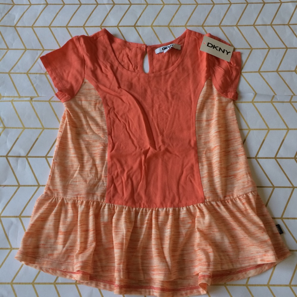 3/$25 Sample Sale! DKNY Girls Top, 6 + M - Picture 1 of 7