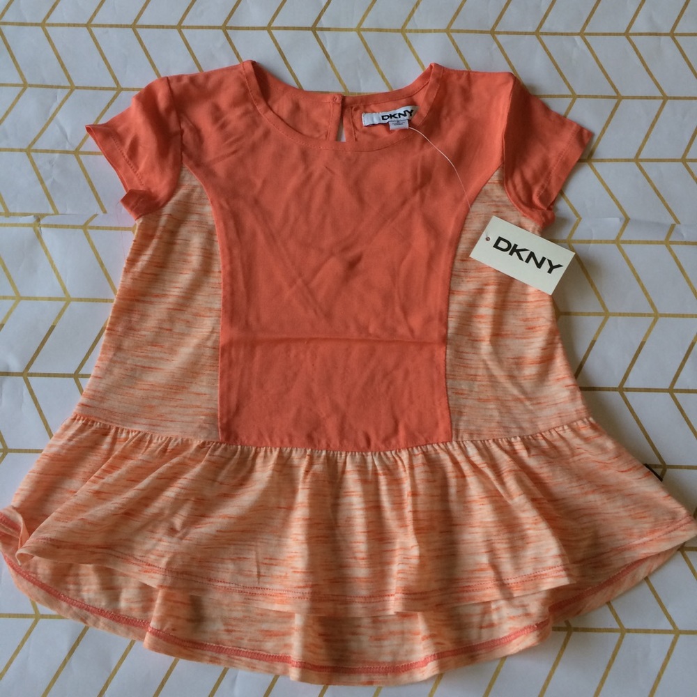 3/$25 Sample Sale! DKNY Girls Top, 6 + M - Picture 6 of 7