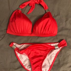 Coral colored Venus bikini