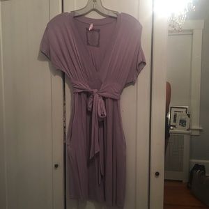 Anthropology lilac sun dress