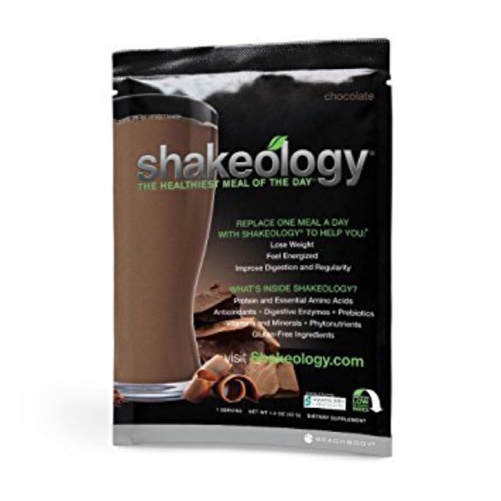 1 chocolate & 1 vanilla shakeology sample pack