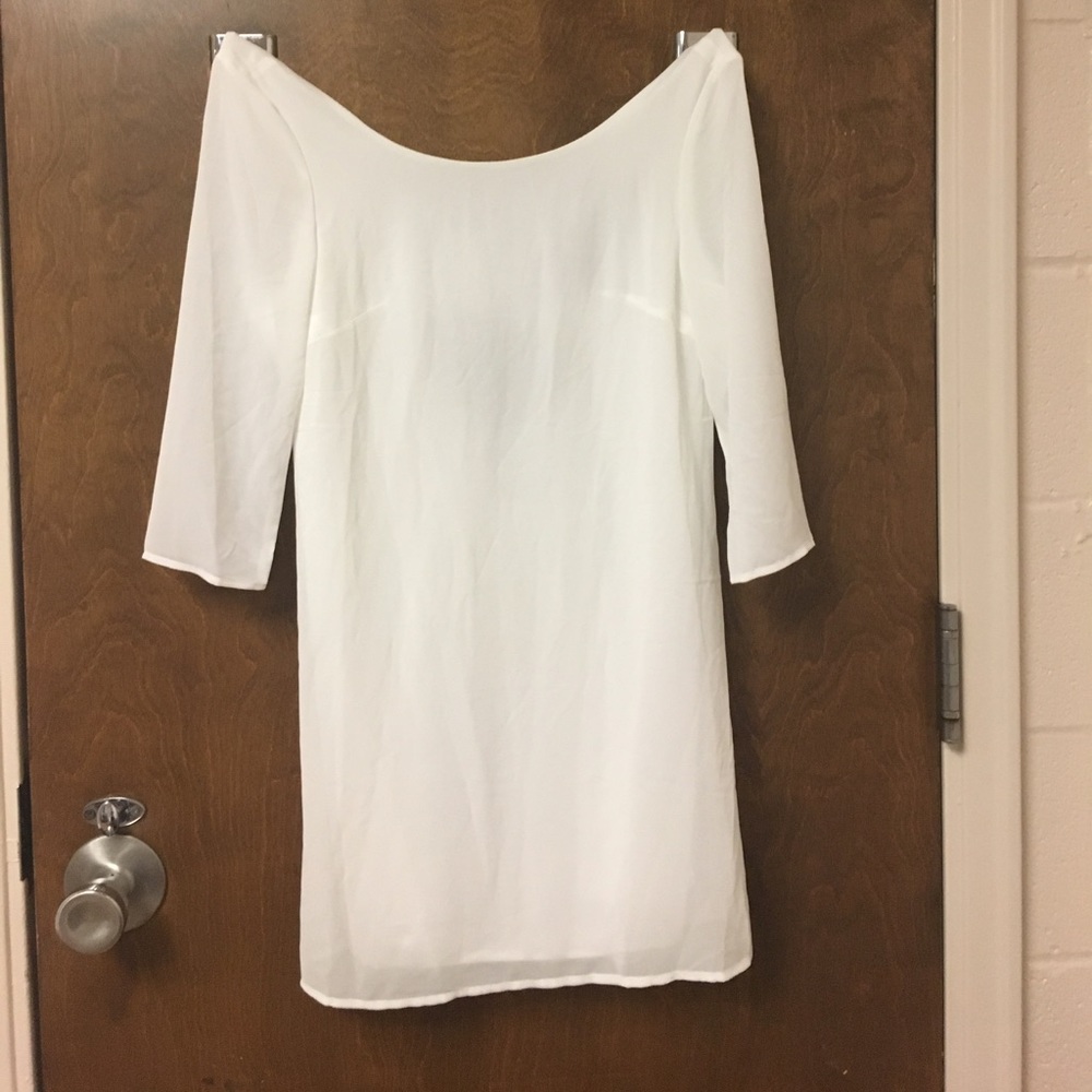 Flowy white dress