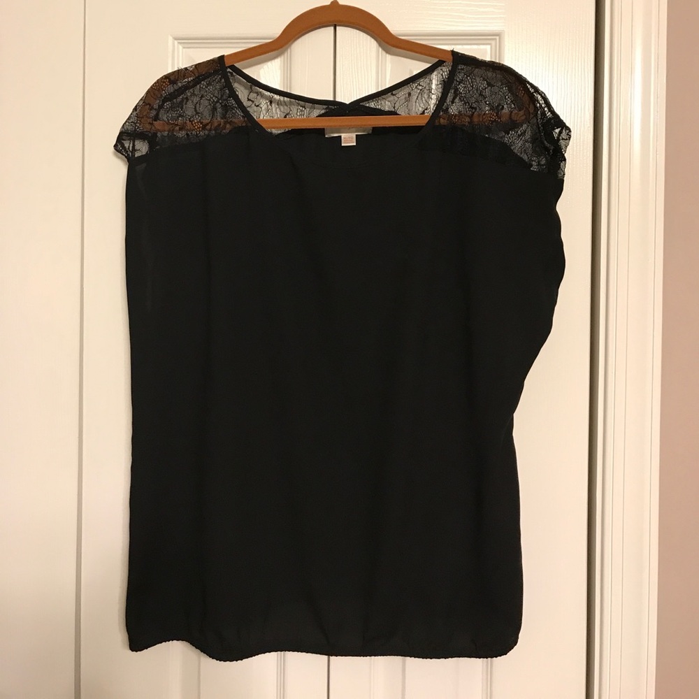 Blouse with Lace Detail
