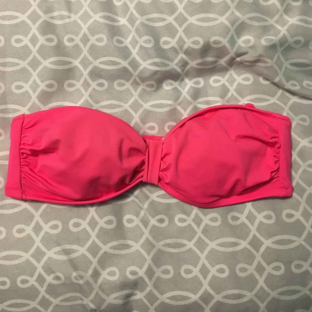 VS Pink strapless bathing suit top
