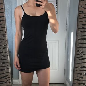 Black Cotton On spaghetti strapped dress