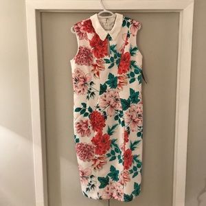 Floral fitted dress