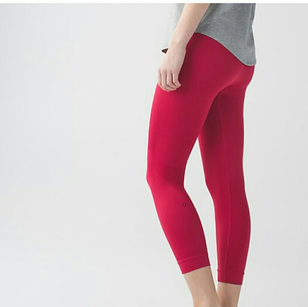 Red Lululemon zone in tight. Wore 2x.