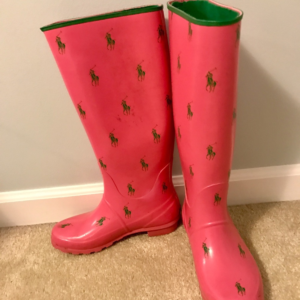 Polo rain boots