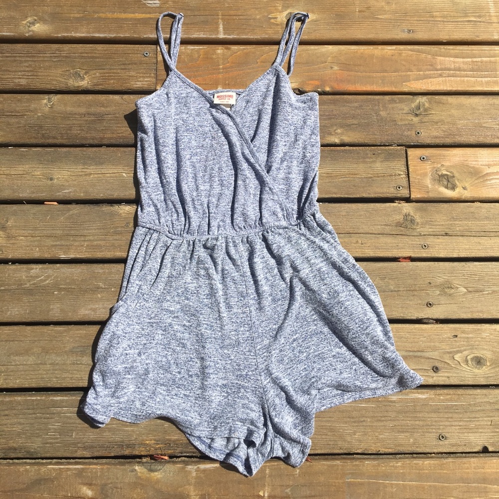Blue Heathered Romper || Mossimo Supply Co.
