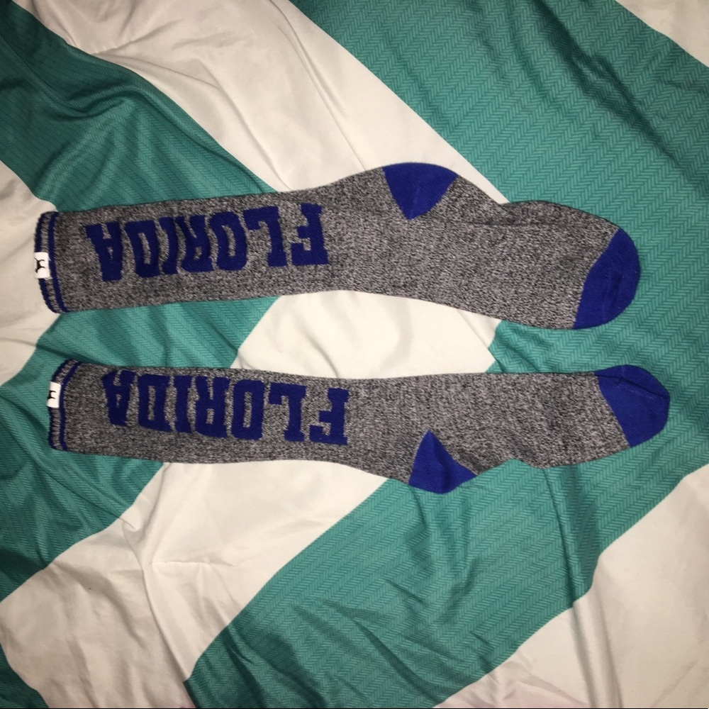 VS Pink Florida Gator High Socks