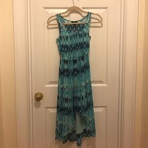 Flowy blue dress