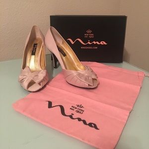 Nina "Forbes" satin heels