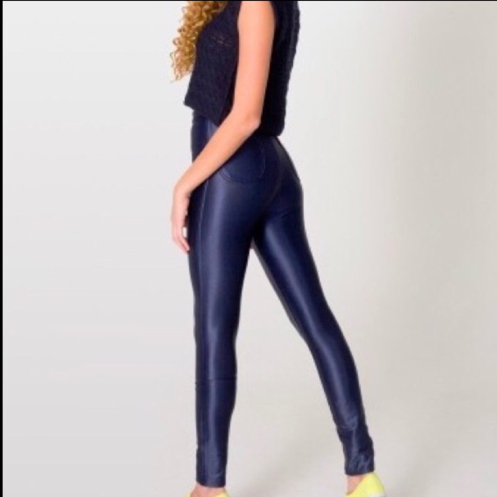 American Apparel Navy Disco Pants
