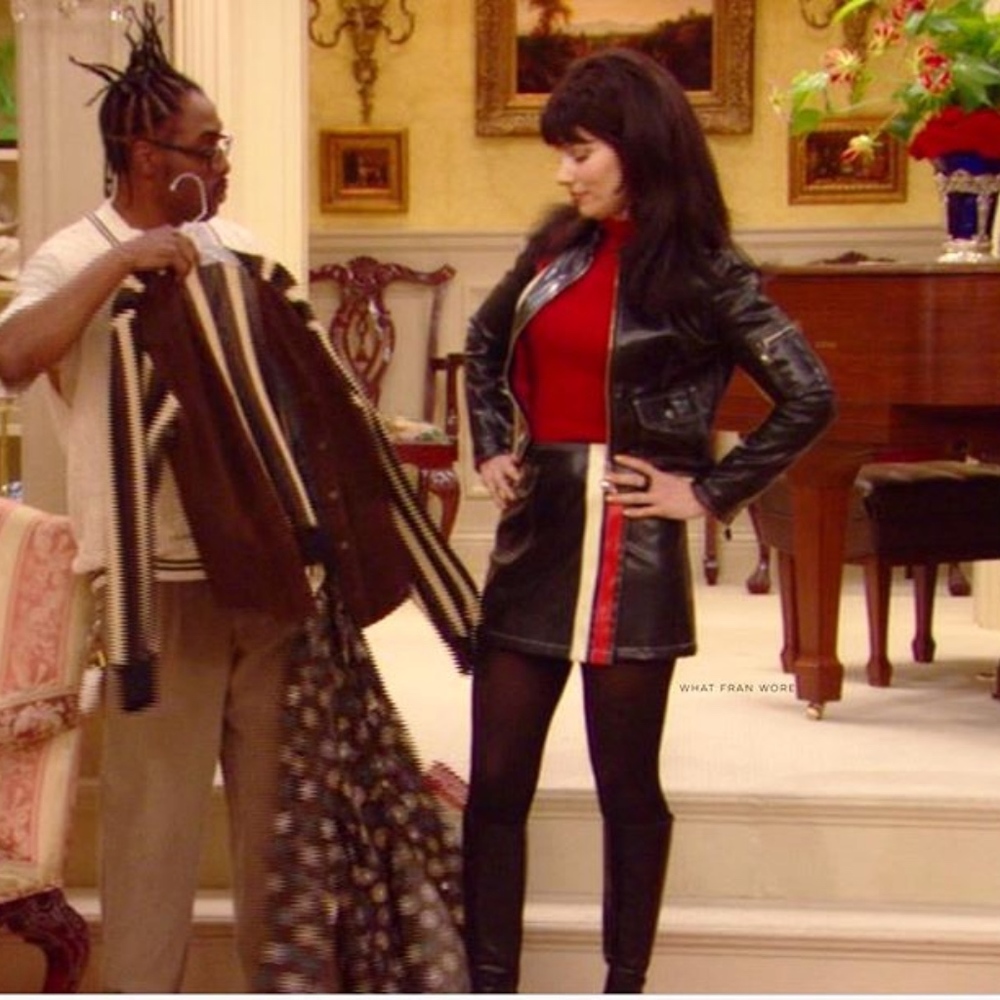 Moschino Patent Leather Cropped Jacket