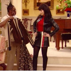 Moschino Patent Leather Cropped Jacket