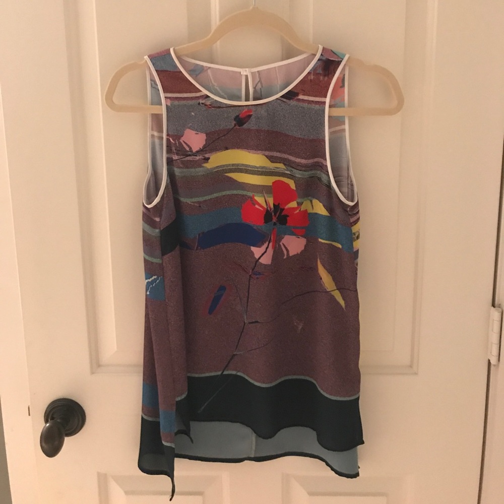 Clover Canyon Sleeveless Floral Top