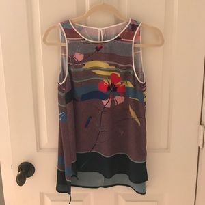 Clover Canyon Sleeveless Floral Top