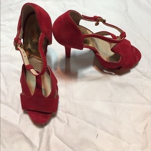 Red hot MK heels