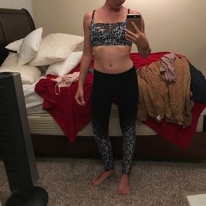 Fabletics sports bra and leggings