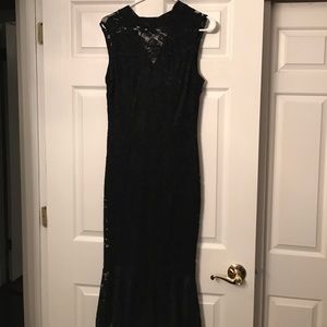 Black lace dress
