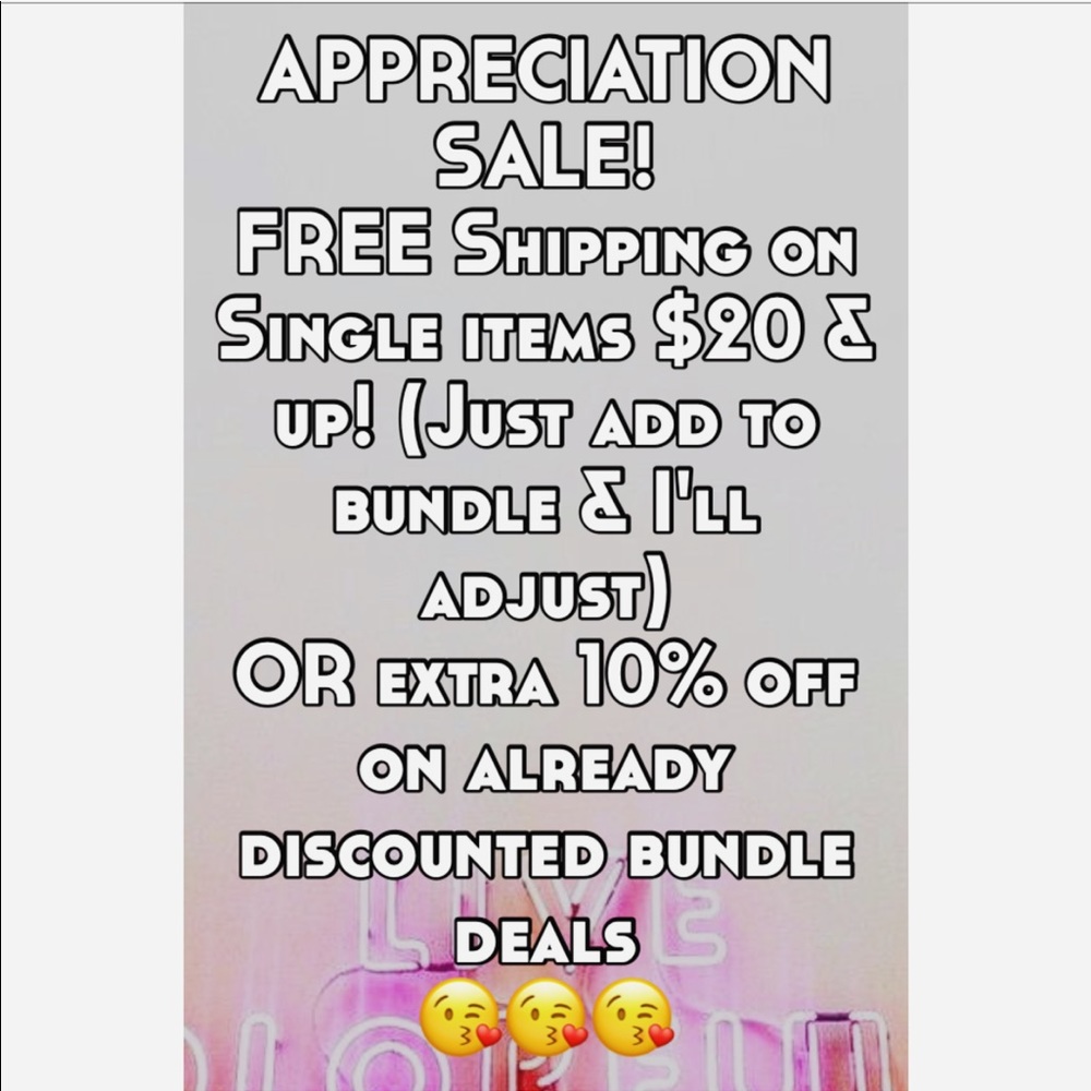 💕🛍!!APPRECIATION SALE!!🛍💕