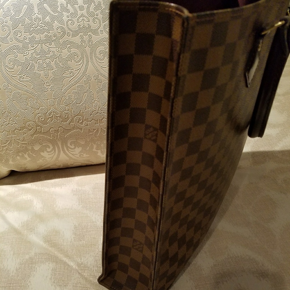 Louis Vuitton Sac Plat Damier Ebene Handbag Tote - Picture 4 of 4