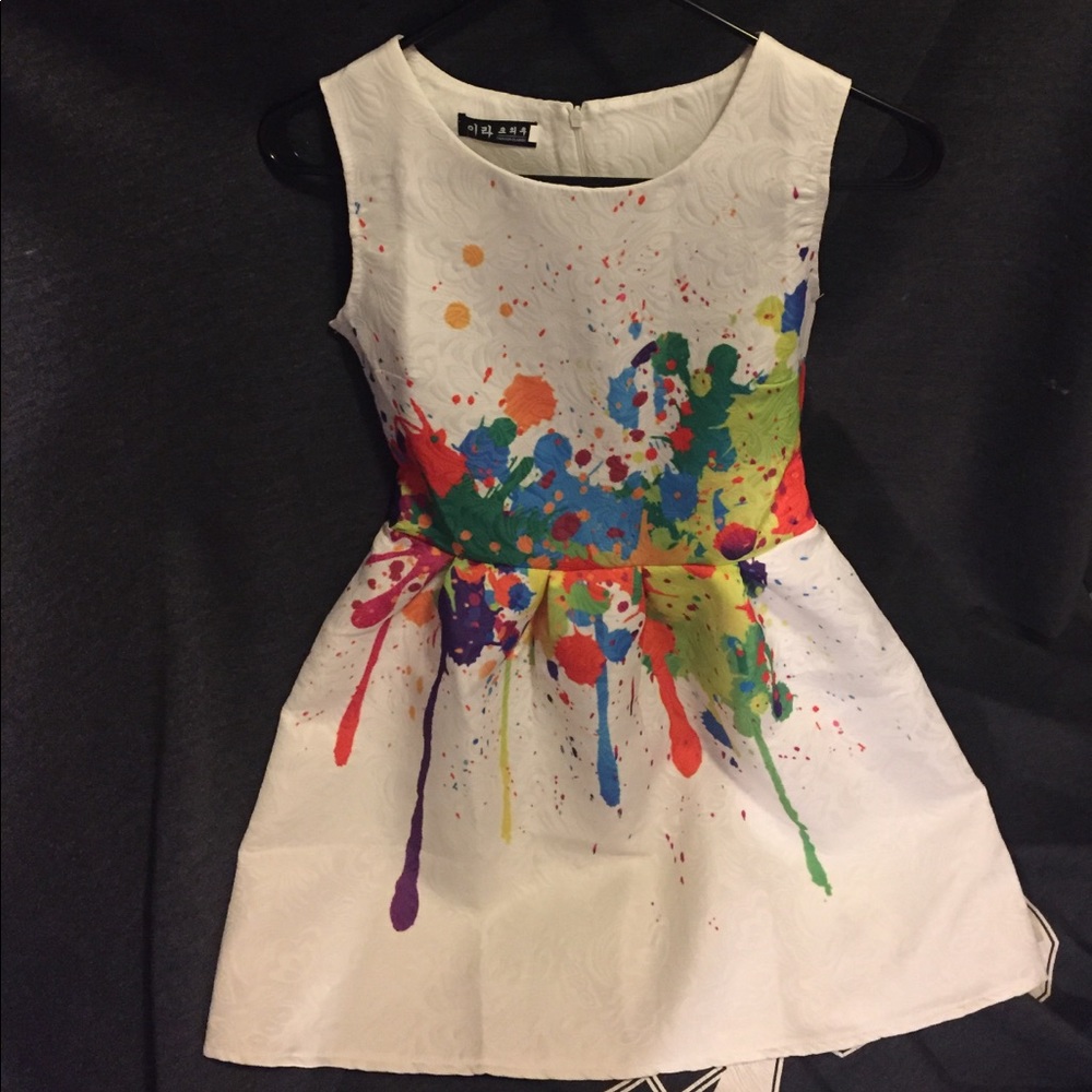 NWT Paint Splatter Dress