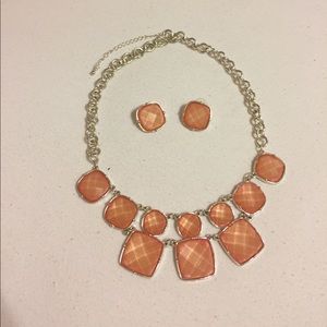 Necklace and earring set