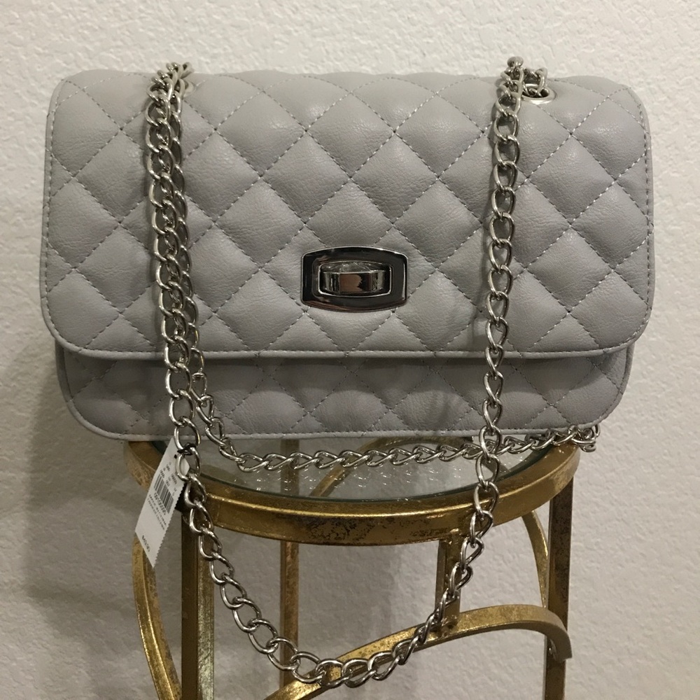 EXPRESS Quilted Chain Strap Shoulder Bag
