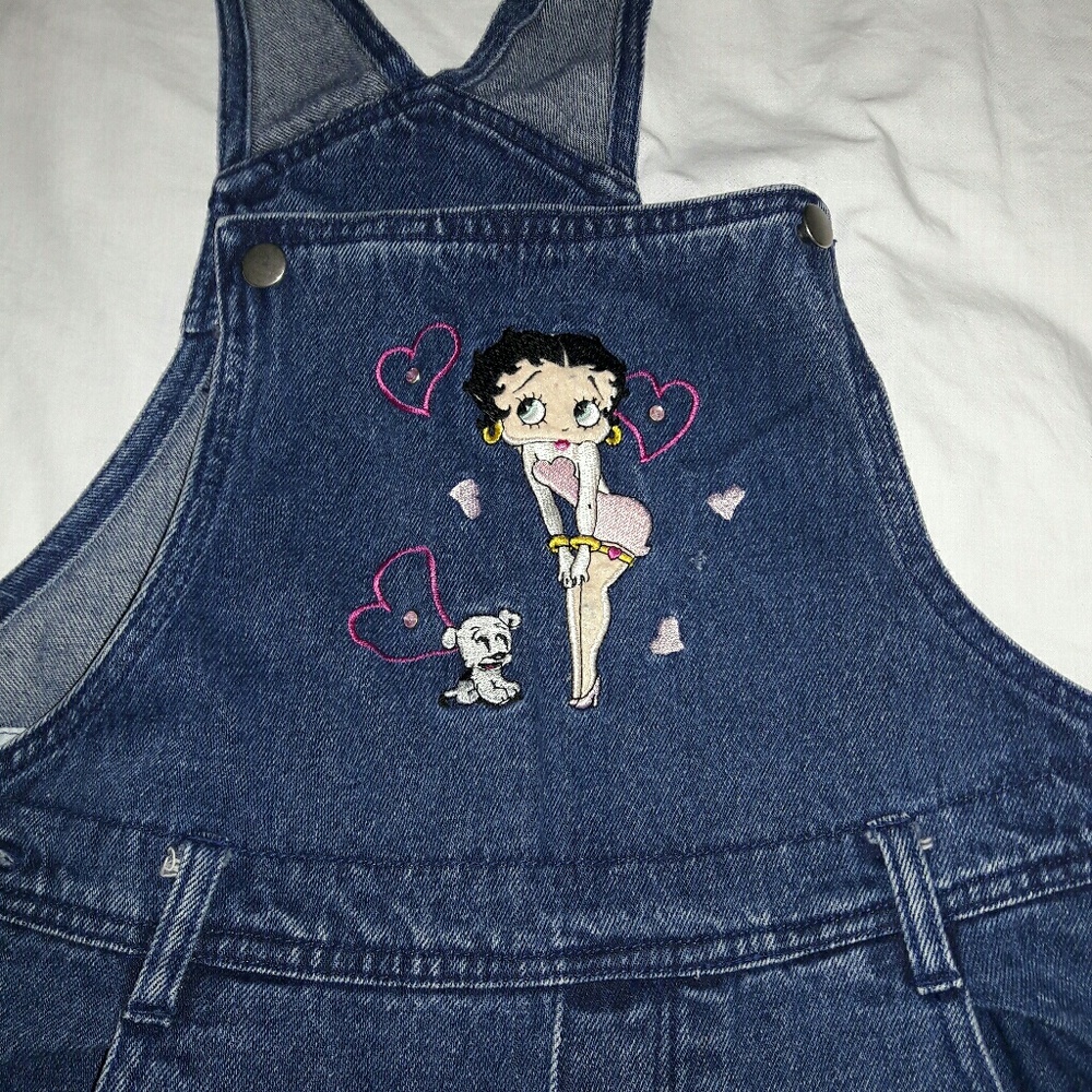 BETTY BOOP OVERALL JEANS