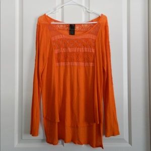 Free People Embroidered Shirt