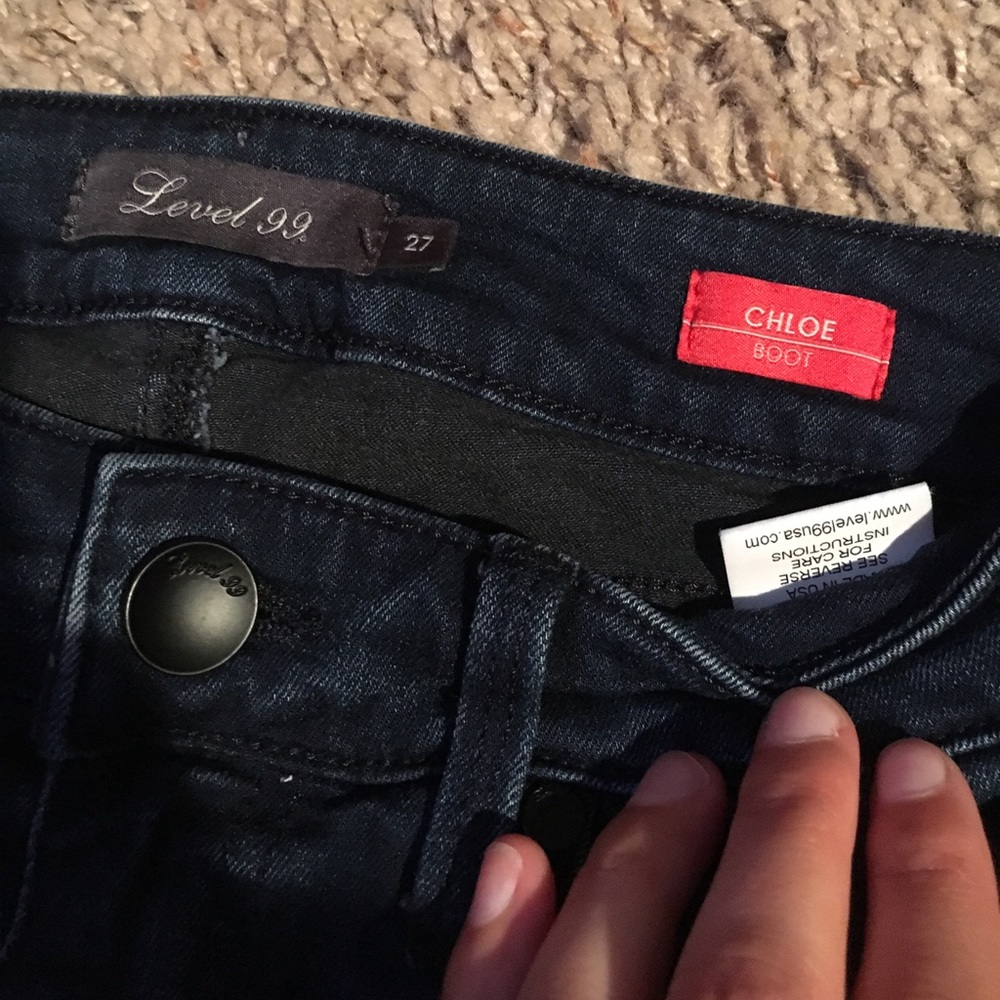 Level 99 Chloe boot cut sz.27 - Picture 4 of 4