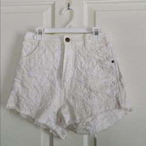 Free People NEVER WORN Embroidered Shorts