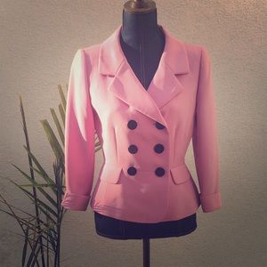 Pink business blazer