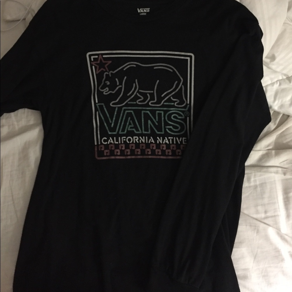 Mens Long Sleeve Vans Shirt