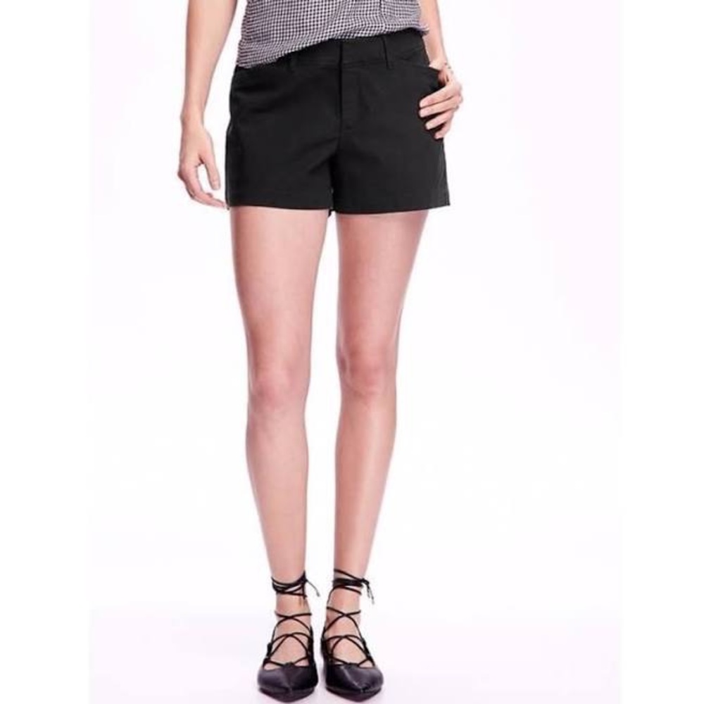 J. Crew Chino broken in shorts black size2