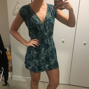 Kimchi Blue (urban outfitters) jade printed dress