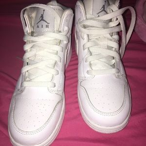 White Nike sneakers