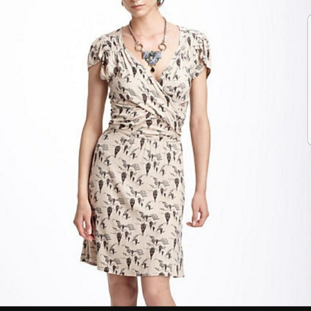 Anthropologie Leifnotes Up & Away Mini Dress